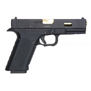 Страйкбольный пистолет KWC Model 17 CO2 Blowback Pistol - Black (Metal Slide)